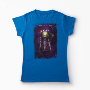Tricou Marvel Thanos Infinity Stones - Femei-Albastru Regal